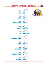 Addition up to 20 - Math Worksheets 1st Grade