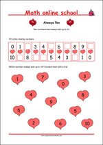 Addition up to 20 - Math Worksheets 1st Grade