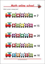 Counting and Matching - Math Worksheets 1st Grade
