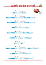 Simple Subtraction up to 20 - Math Worksheets 1st Grade