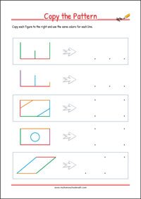 Pattern Worksheet - Hand-eye Coordination & Fine Motor Skills Exercise