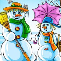 Snowman - Free Online Jigsaw Puzzle Game for Kids
